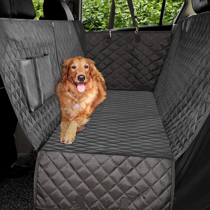 WATERPROOF PET CAR SEAT COVER WITHOUT MESH WINDOW + FREE BUCKLE LEASH