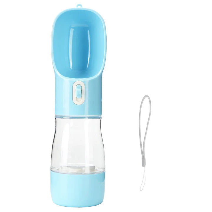 TRAVEL PET WATER & TREAT BOTTLE