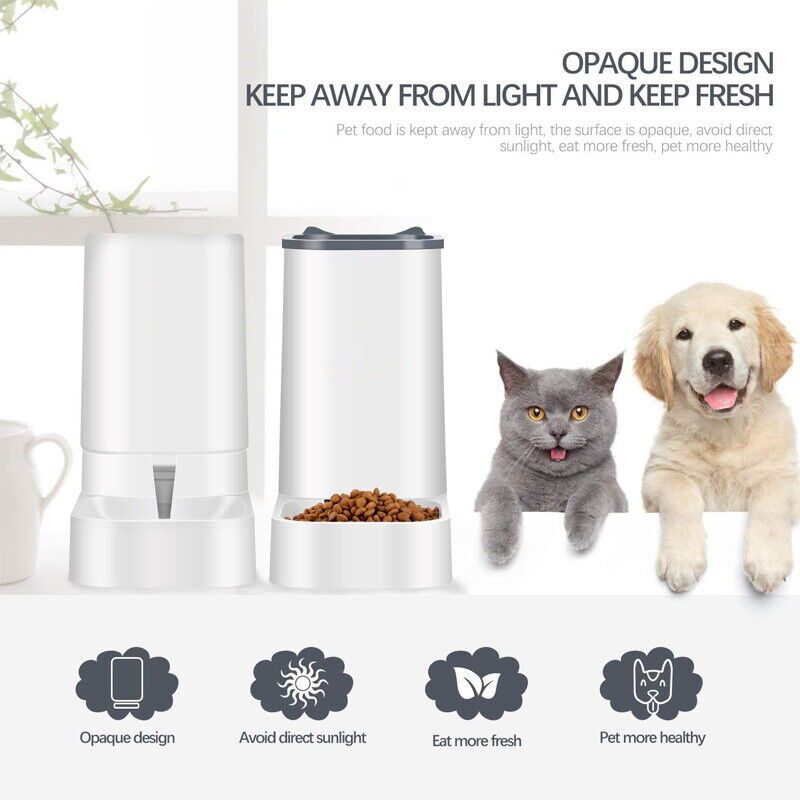 AUTOMATIC PET FEEDER AND WATER DISPENSER