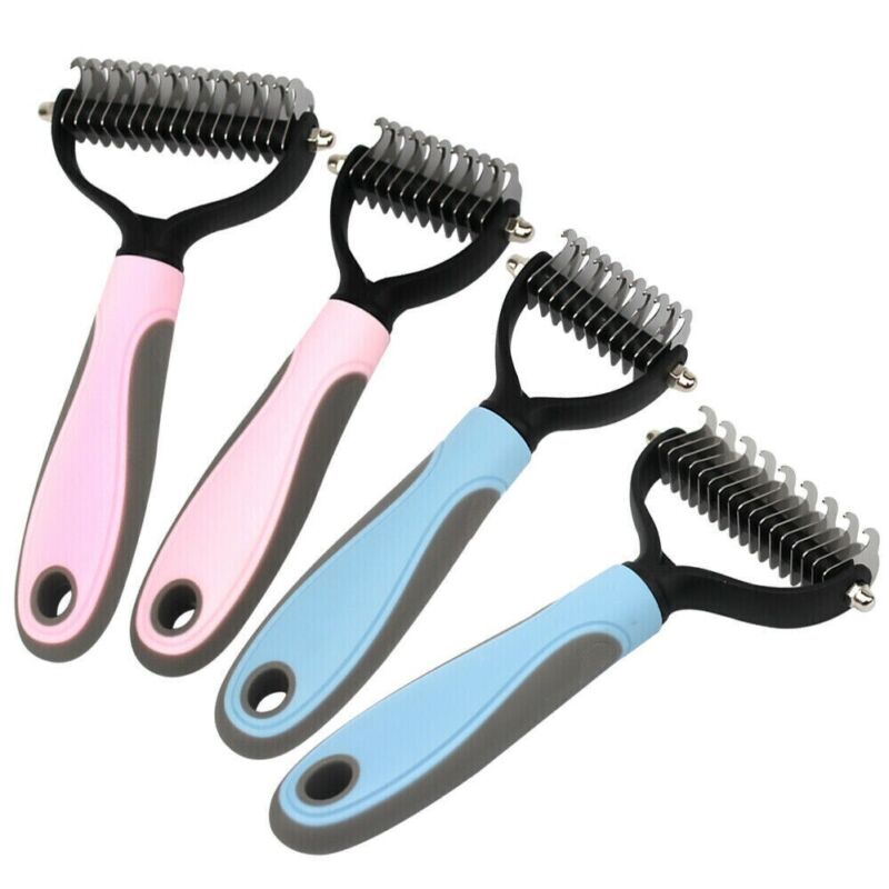 DUAL-HEAD SAFE PET DEMATTING COMB