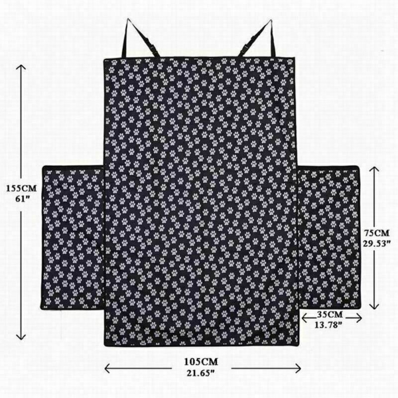 PAW PRINT CAR BOOT COVER