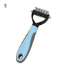 DUAL-HEAD SAFE PET DEMATTING COMB