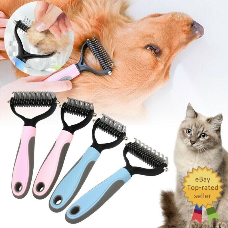 DUAL-HEAD SAFE PET DEMATTING COMB