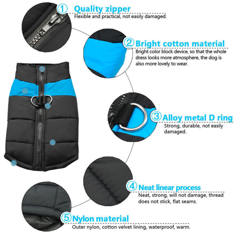 WATERPROOF WINTER DOG JACKET