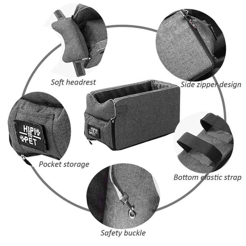PORTABLE CONSOLE TRAVEL PET BED