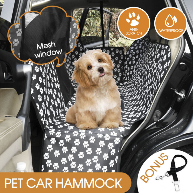 WATERPROOF PET CAR SEAT COVER BLACK