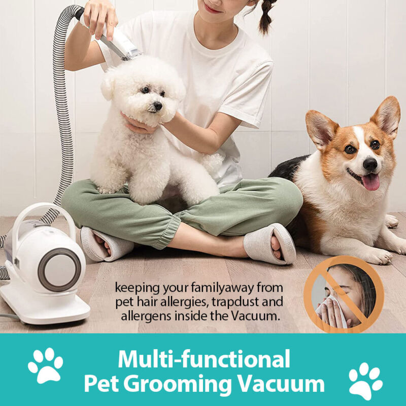 6 IN 1 PET GROOMING VACUUM KIT