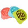 PETS SLOW FEEDER DOG BOWL