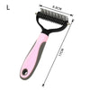 DUAL-HEAD SAFE PET DEMATTING COMB