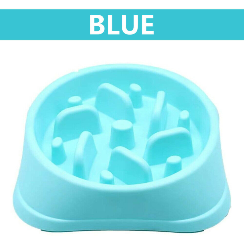 PETS SLOW FEEDER DOG BOWL