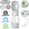 TRAVEL PET WATER & TREAT BOTTLE