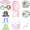 TRAVEL PET WATER & TREAT BOTTLE